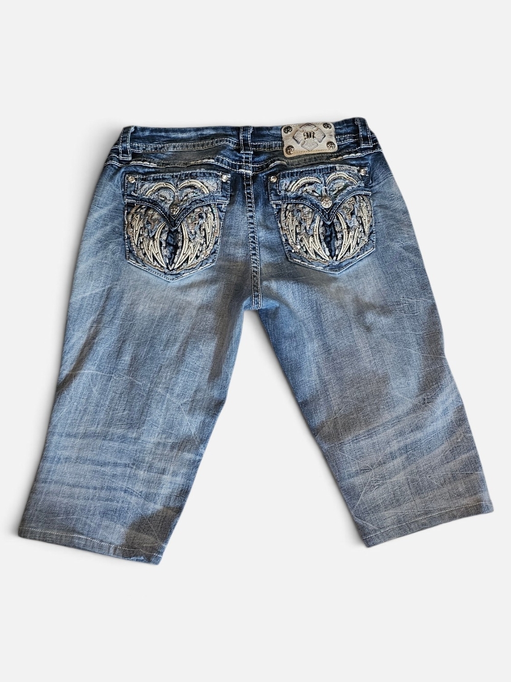 Miss Me Jeans,Easy Crop Mid -Rise Size 31